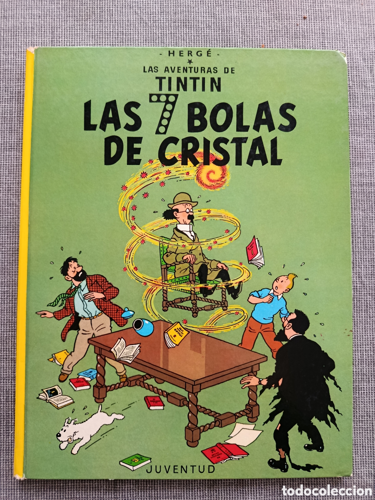 C&oacute;mics: Las aventuras de Tint&iacute;n. Las 7 bolas de cristal. 8&deg; edici&oacute;n 1983