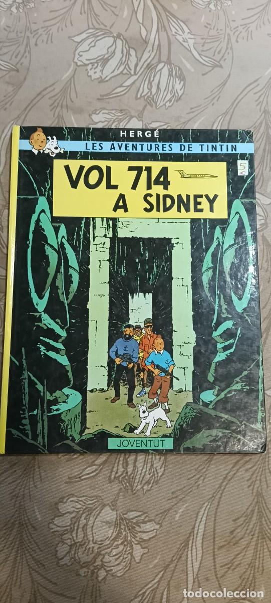 C&oacute;mics: COMIC TINTIN: VOL 714 A SIDNEY - EDITORIAL JOVENTUT TAPA DURA EN CATALAN (1989)