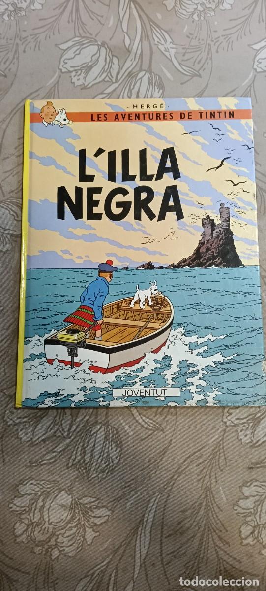 C&oacute;mics: COMIC TINTIN: L'ILLA NEGRA - EDITORIAL JOVENTUT TAPA DURA EN CATALAN (1990)