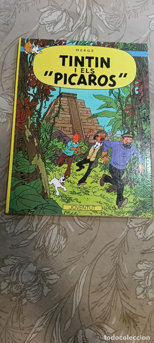 C&oacute;mics: COMIC TINTIN: TINTIN I ELS &rdquo;PICAROS&rdquo; - EDITORIAL JOVENTUT TAPA DURA EN CATALAN (1989)