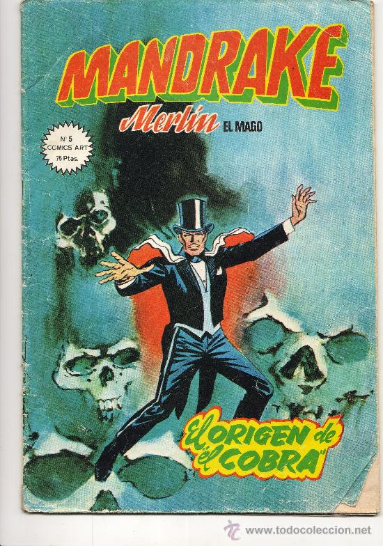 C&oacute;mics: COMIC, MANDRAKE, MERLIN EL MAGO, N&ordm; 2, EDICIONES VERTICE, - Foto 1