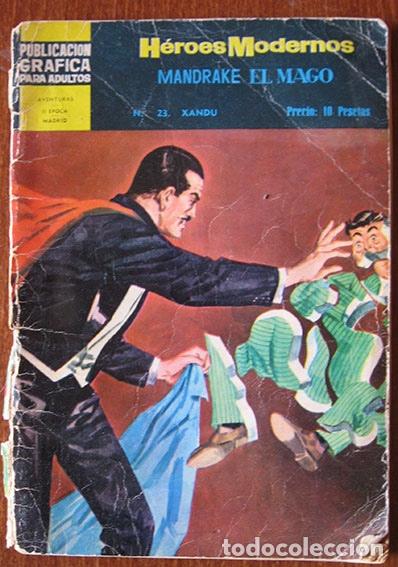 C&oacute;mics: H&Eacute;ROES MODERNOS - N&Uacute;MERO 23 - MANDRAKE EL MAGO - EDITORIAL DOLAR - Foto 1