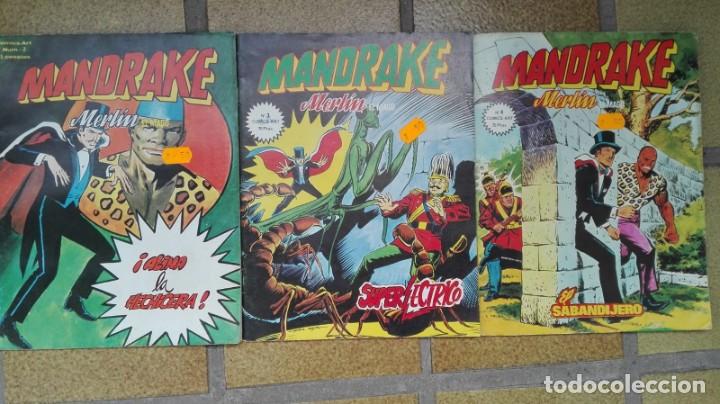 C&oacute;mics: Mandrake. Merl&iacute;n el mago. Comics N&ordm; 2-3-4 - Foto 1
