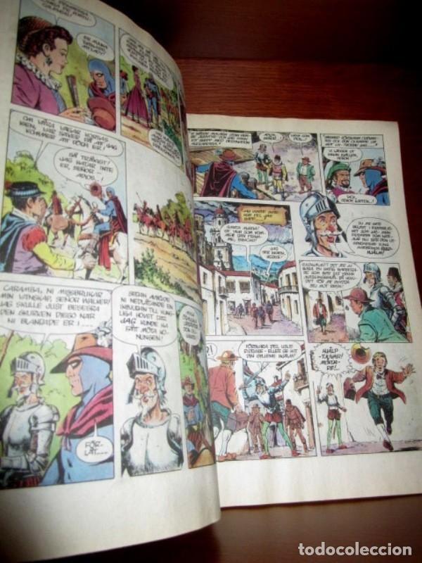 Cómics: EL HOMBRE ENMASCARADO (PHANTOM) con DON QUIJOTE DE LA MANCHA, en SUECO. 1992. Cervantes - Foto 5 - 49969875