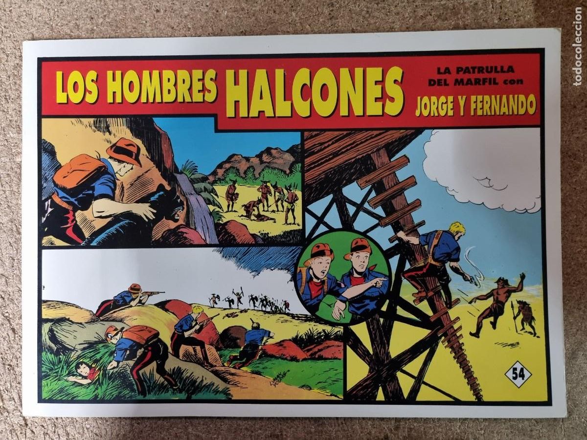 C&oacute;mics: Jorge y Fernando 54.Los Hombres Halcones.Magerit - Foto 1