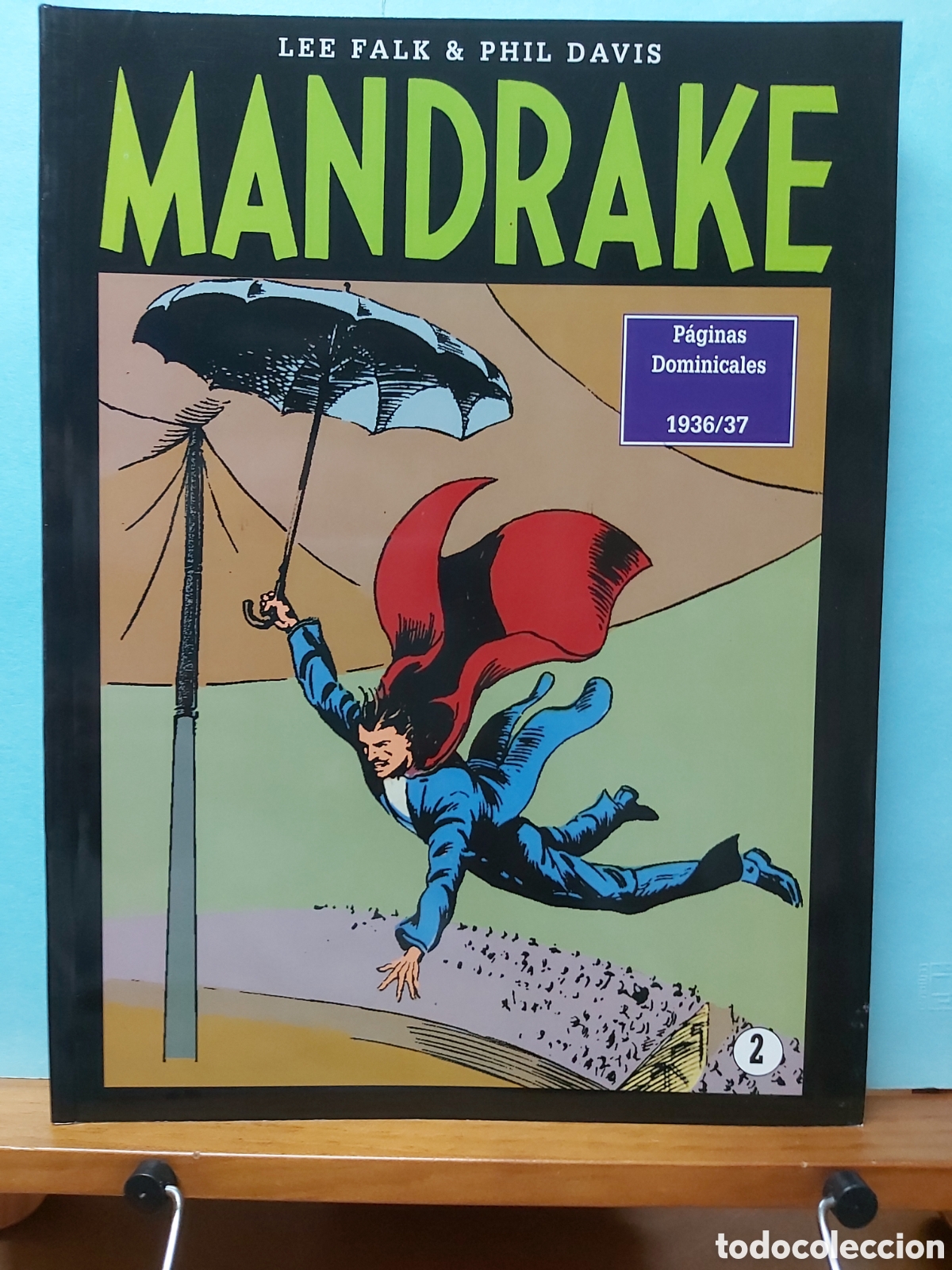 C&oacute;mics: * COLECCION COMPLETA * MANDRAKE * PAGINAS DOMINICALES * 5 TOMOS * MAGERIT * - Foto 4