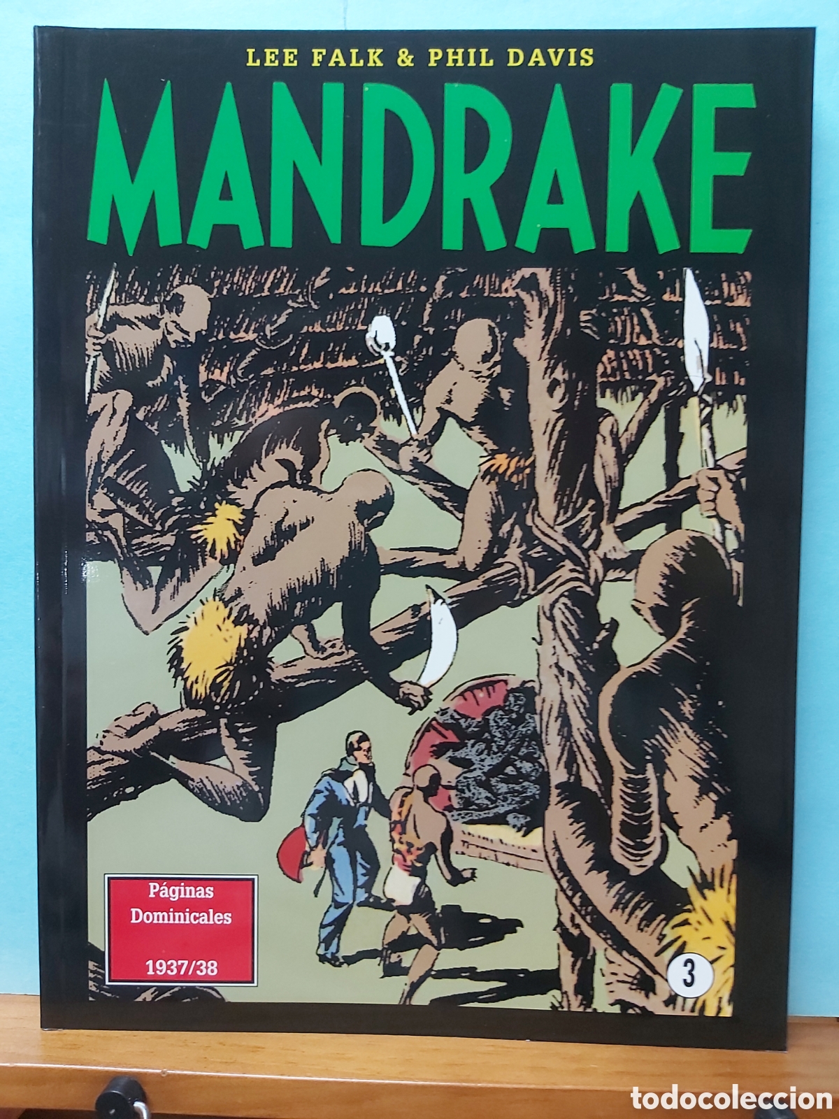 C&oacute;mics: * COLECCION COMPLETA * MANDRAKE * PAGINAS DOMINICALES * 5 TOMOS * MAGERIT * - Foto 5