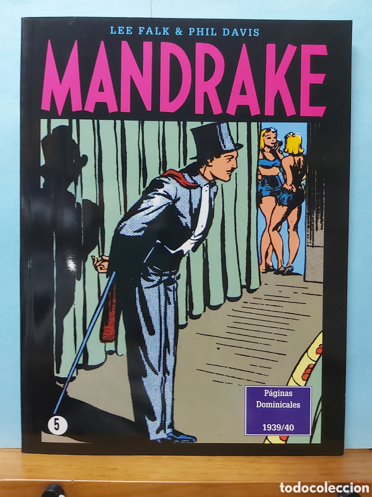 C&oacute;mics: * COLECCION COMPLETA * MANDRAKE * PAGINAS DOMINICALES * 5 TOMOS * MAGERIT * - Foto 7