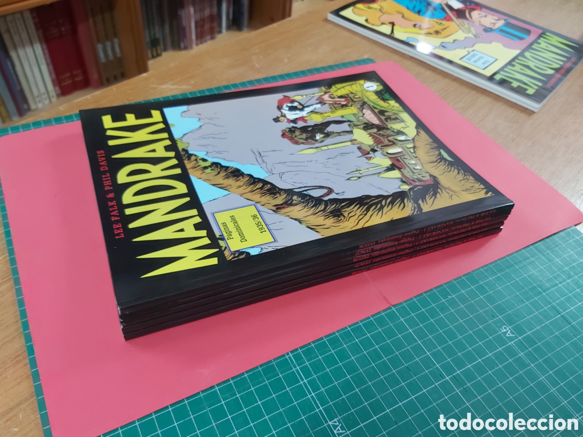 C&oacute;mics: * COLECCION COMPLETA * MANDRAKE * PAGINAS DOMINICALES * 5 TOMOS * MAGERIT * - Foto 9