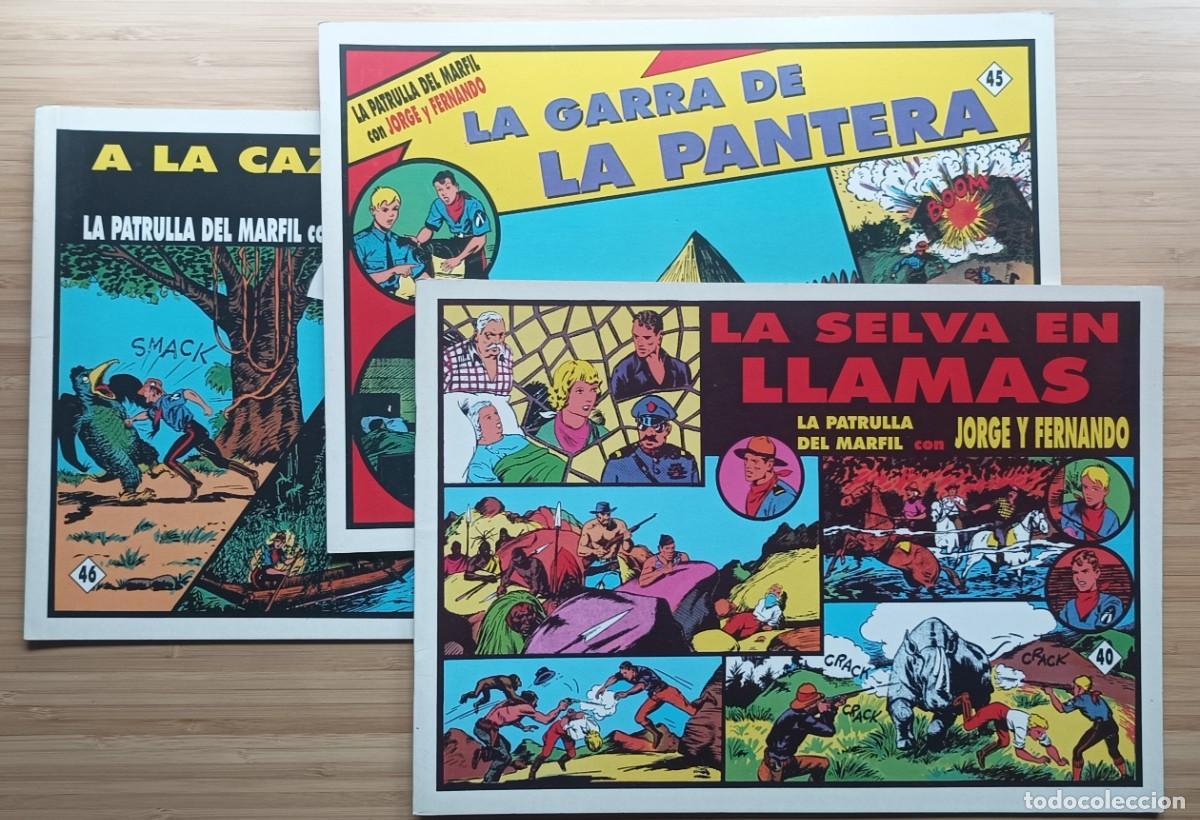 C&oacute;mics: JORGE y FERNANDO -TIM TYLER'S LUCK- lote de 3 ejemplares (40,45,46) MAGERIT 1997, buen estado