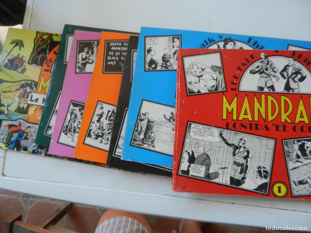 C&oacute;mics: LEE FALK Y PHIL DAVIS - MANDRAKE N&ordm; DEL 1-7 - VER TITULOS Y FOTOS DE CADA UNO TIRAS DIARIAS