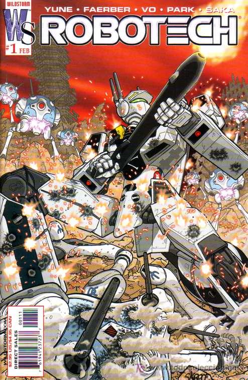 C&oacute;mics: ROBOTECH # 1 - VARIANT COVER (IMAGE,2003) - MACROSS - MECHA - Foto 1