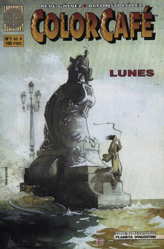 Comics : Color Caf&eacute;  -  n&ordm; 1 de 4  -  Laberinto 1998