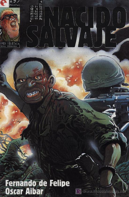 C&oacute;mics: Nacido Salvaje  -  n&ordm; 3  -  Ed. G&eacute;nat  1995 - Foto 1