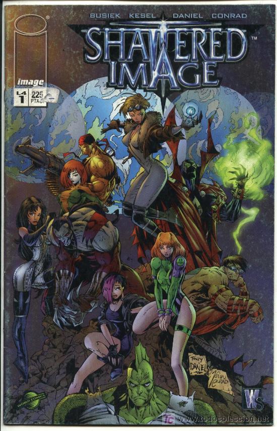 Comics: Shattered Image  -  n&ordm; 1  -  Ed. Image C&oacute;mics  1997