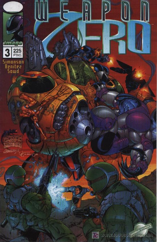 Comics: Weapon Zero  -  n&ordm; 3  -  Image C&oacute;mics  1997