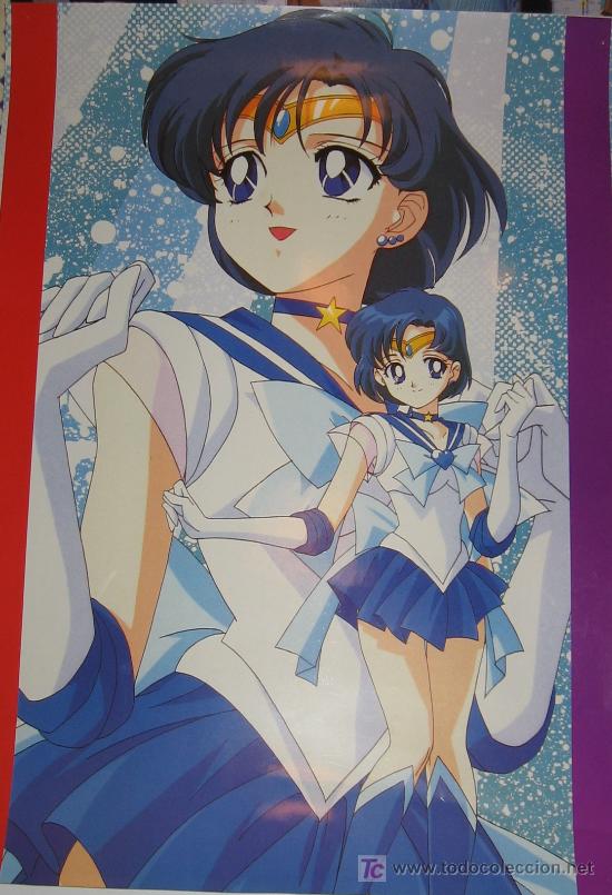 C&oacute;mics: SAILOR MOON POSTER sailor mercury ami mizuno - Foto 1