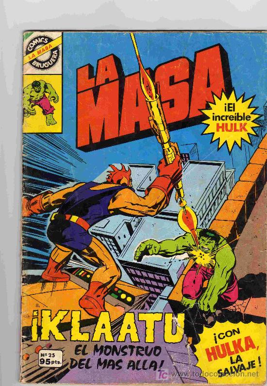 C&oacute;mics: la masa n&ordm;25  klaatu el monstruo de mas alla - Foto 1
