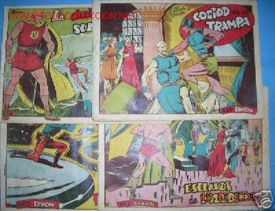 C&oacute;mics: RED DIXON. LOTE CON 6 EJEMPLARES. ORIGINALES. - Foto 1