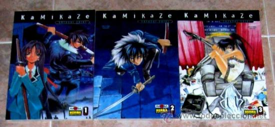 Fumetti: KAMIKAZE DE SATOSHI SHIKI (LOS TRES COMIC-BOOKS EDITADOS POR NORMA)