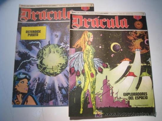C&oacute;mics: DRACULA. BURU LAN. 1971. LOTE 2 NUMS (1 y 2) - Foto 1