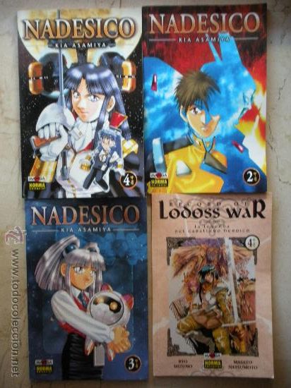 C&oacute;mics: cuatro comics, 3 nadesico y 1 lodoss war - Foto 1