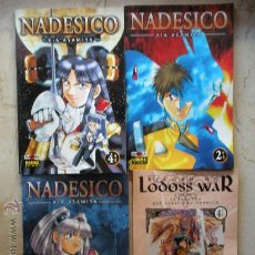 Cómics: CUATRO COMICS, 3 NADESICO Y 1 LODOSS WAR