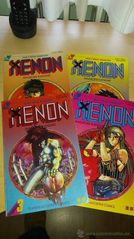 Comics : Xenon Heavy Metal Warriors. N&uacute;meros del 1 al 4. Buen estado.