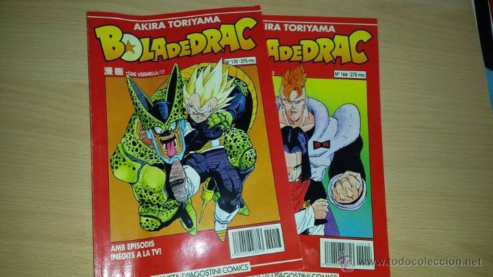 Comics : Bola de Drac Serie Roja (En Catal&aacute;n). N&ordm;s 166 y 170.