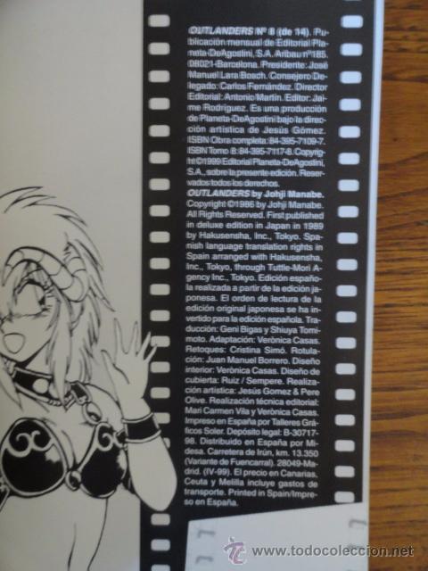 C&oacute;mics: COMIC MANGA OUTLANDERS ( 8 DE 14) PLANETA COMICS - Foto 3