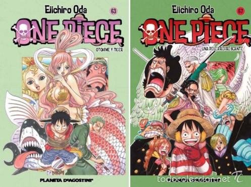 One Piece Lote 5 Numeros 63 64 65 66 Y 67 Sold Through Direct Sale