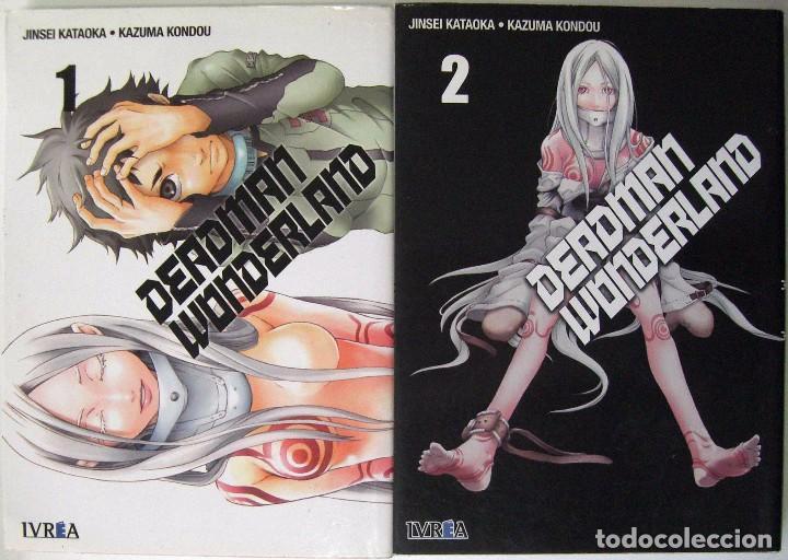 Comics: JINSEI KATAOKA / KAZUMA KONDOU - DEADMAN WONDERLAND 1 Y 2. IVREA, 2014.