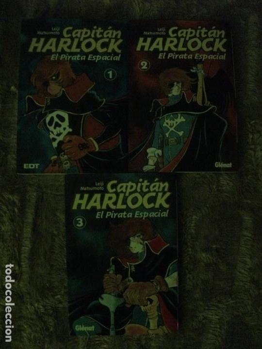 Capitán Harlock, Edición Antigua de Glenat, Tres Primeros Tomos
