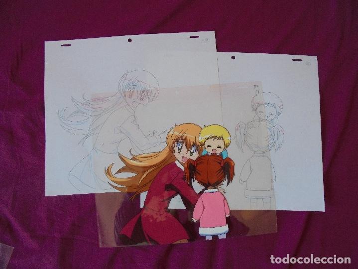 Comics : SERIE UFO BABY. DA DA DA. LOTE 12 CEL ARTE ORIGINAL CELULOIDE ANIME MANGA CON DOUGA ORIGINAL