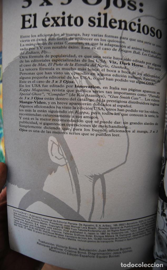 C&oacute;mics: 3X3 OJOS &iexcl;COMPLETA! 1&ordf; EDICI&Oacute;N - 8 n&uacute;meros - Foto 5