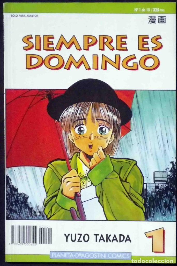 C&oacute;mics: TODOMANGA: Siempre es domingo (Yuko Takada) N&ordm; 1 de 10 - Impecable, con funda protectora