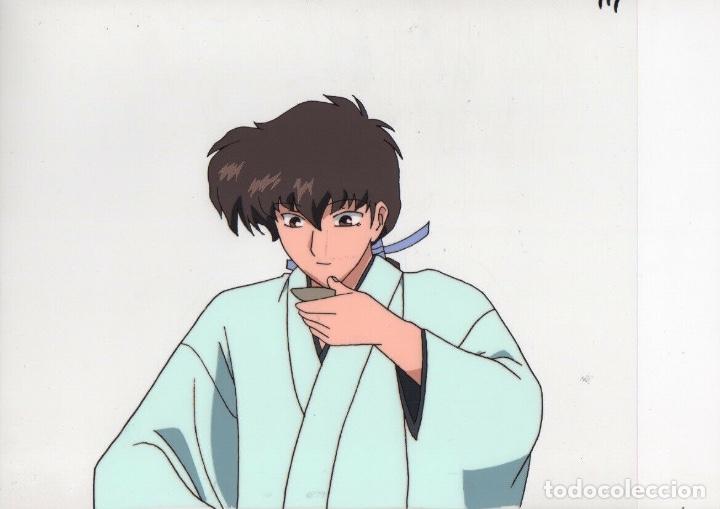 Comics: CEL ANIME CELULOIDE Carried by the Wind Tsukikage Ran original Japanese animation cel w/douga A4