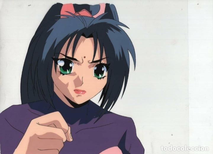 Comics: Overs Shin Hakkenden original Japanese animation cel w/douga A1/B2