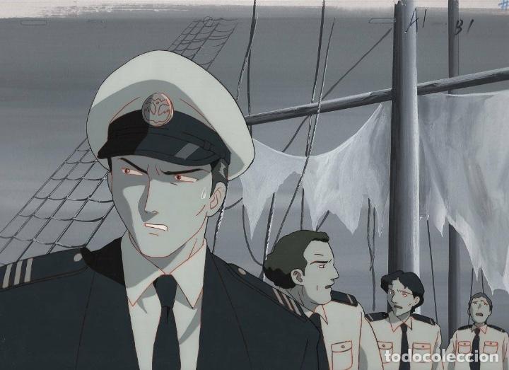 Comics: ACETATO CELULOIDE Kindaichi Case Files original Japanese animation cel CON FONDO ORIGINAL PEGADO