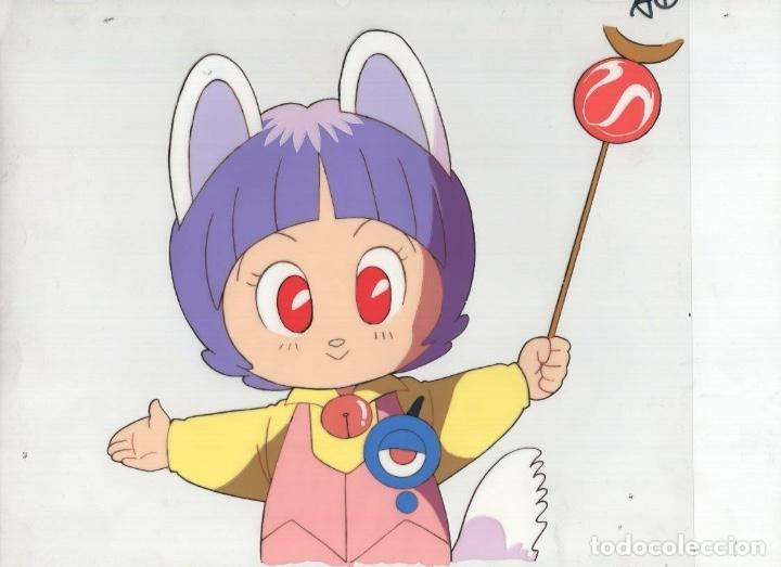 Comics: ACETATO CELULOIDE Legend of the Mystical Ninja original Japanese animation cel CON LAPIZ
