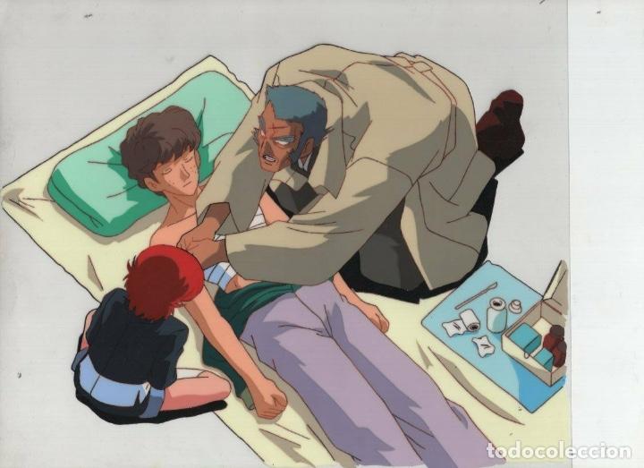 Comics: Shin Hakkenden original Japanese animation cel w/douga A44