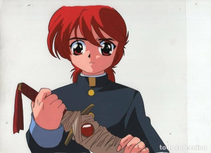 Comics: Shin Hakkenden original Japanese animation cel w/douga A622