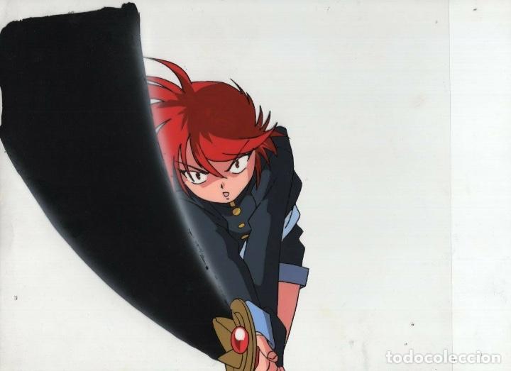 Comics: Shin Hakkenden original Japanese animation cel w/douga A221