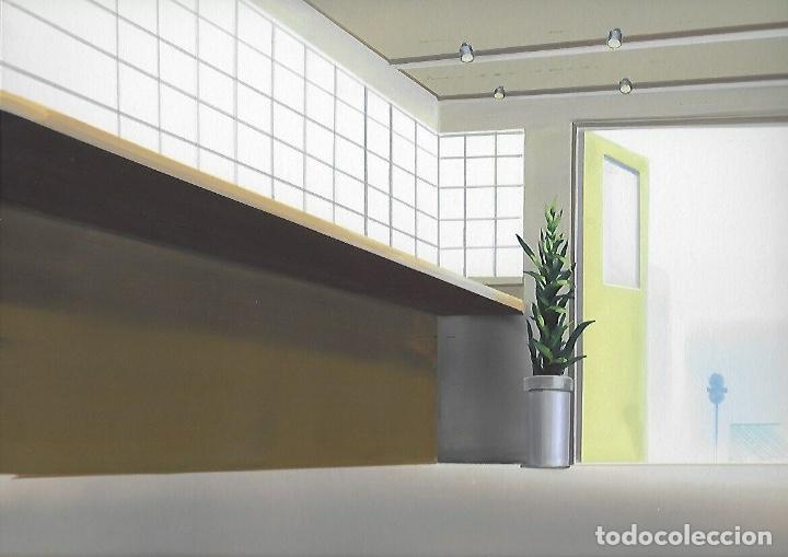 Comics: FONDO A COLOR Original Hand Painted Background Japanese animation PINTADO A MANO FOR SALE 8