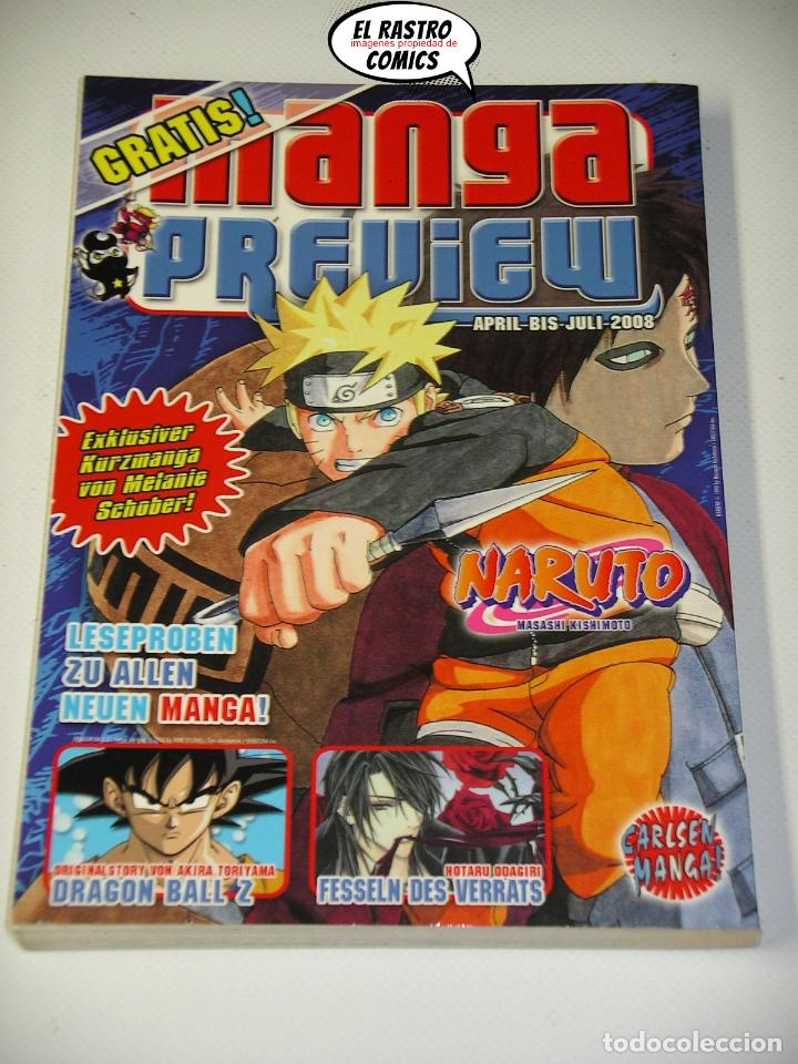Comics: Manga Preview n&ordm; abril 2008, ed Carlsen a&ntilde;o 2008, en alem&aacute;n