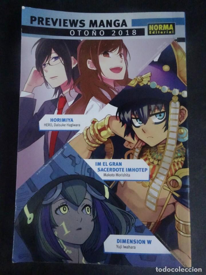 C&oacute;mics: PREVIEWS MANGA. OTO&Ntilde;O 2018. NORMA EDITORIAL - Foto 1