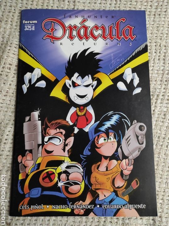 C&oacute;mics: FANHUNTER N&ordm; 0 DRACULA RETURNS / CELS PI&Ntilde;OL NACHO -ED. FORUM - Foto 1