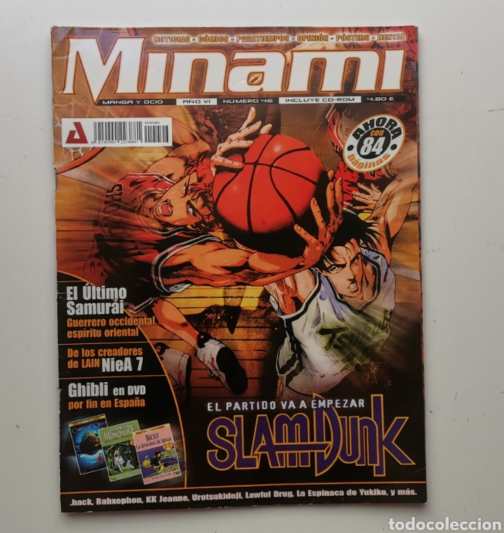 Comics: REVISTA MINAMI / A&Ntilde;O VI - N&ordm; 46 / SLAMDUNK / SIN CD