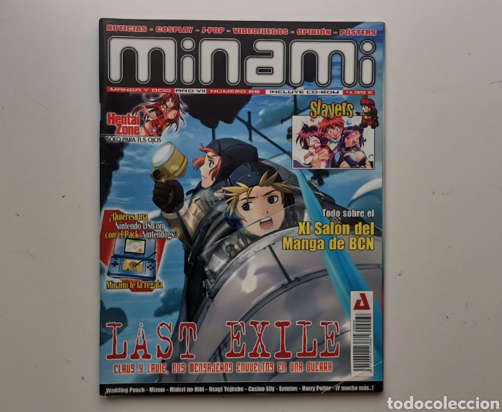 Comics: REVISTA MINAMI / A&Ntilde;O VII - N&ordm; 68 / LAST EXILE / SIN CD