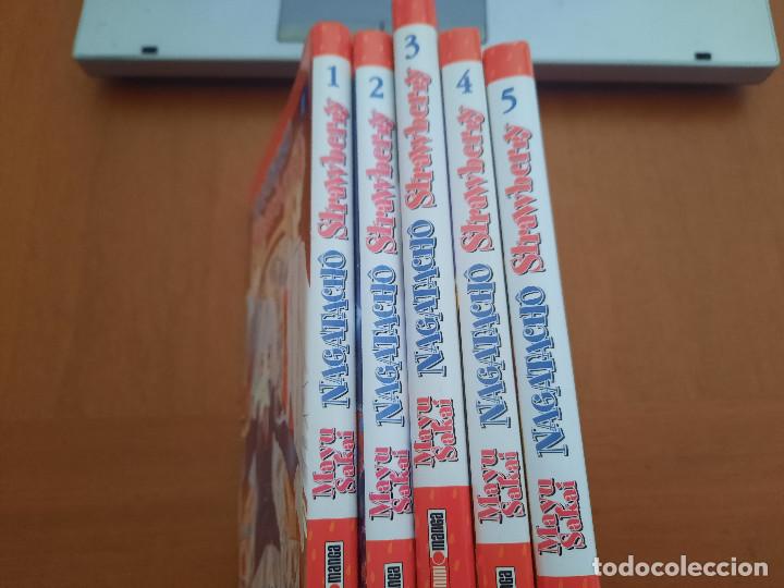 Comics: STRAWBERRY 5 N&Uacute;MEROS. NAGATACHO. COLECCI&Oacute;N COMPLETA. DEL 1 AL 5. TOMOS. MANGA.